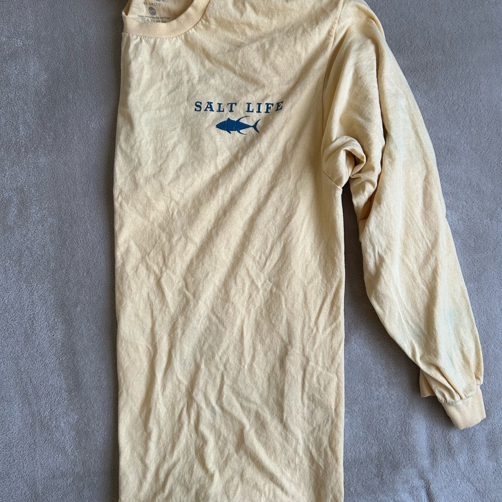 Salt Life Yellow Long Sleeve Shirt